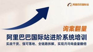 阿里巴巴国际站进阶系统培训,实战干货、强可落地、全链路拆解,实现月均询盘量翻倍-聊项目