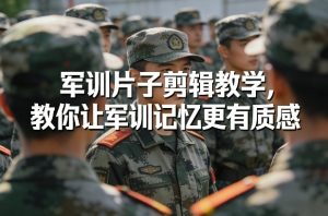 军训片子剪辑教学,教你让军训记忆更有质感-聊项目