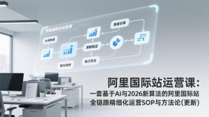阿里国际站运营课：一套基于AI与2026新算法的阿里国际站全链路精细化运营SOP与方法论(更新-聊项目