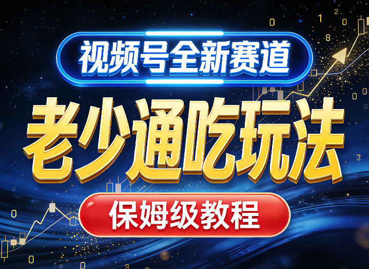 视频号全新AI赛道，老少通吃玩法，保姆级教程-聊项目