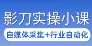 3天攻克影刀RPA：自媒体数据采集+行业自动化全流程-聊项目