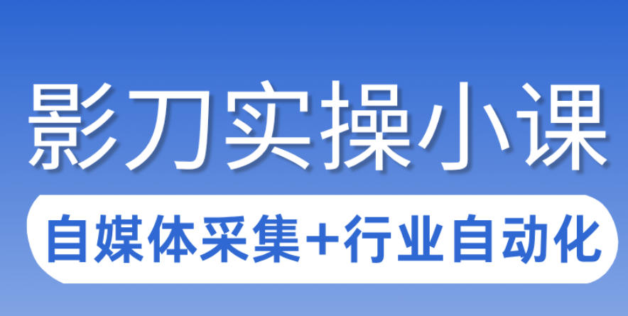 3天攻克影刀RPA：自媒体数据采集+行业自动化全流程-聊项目