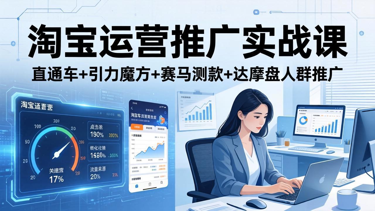 淘宝运营推广实战课(更新26年4月-聊项目