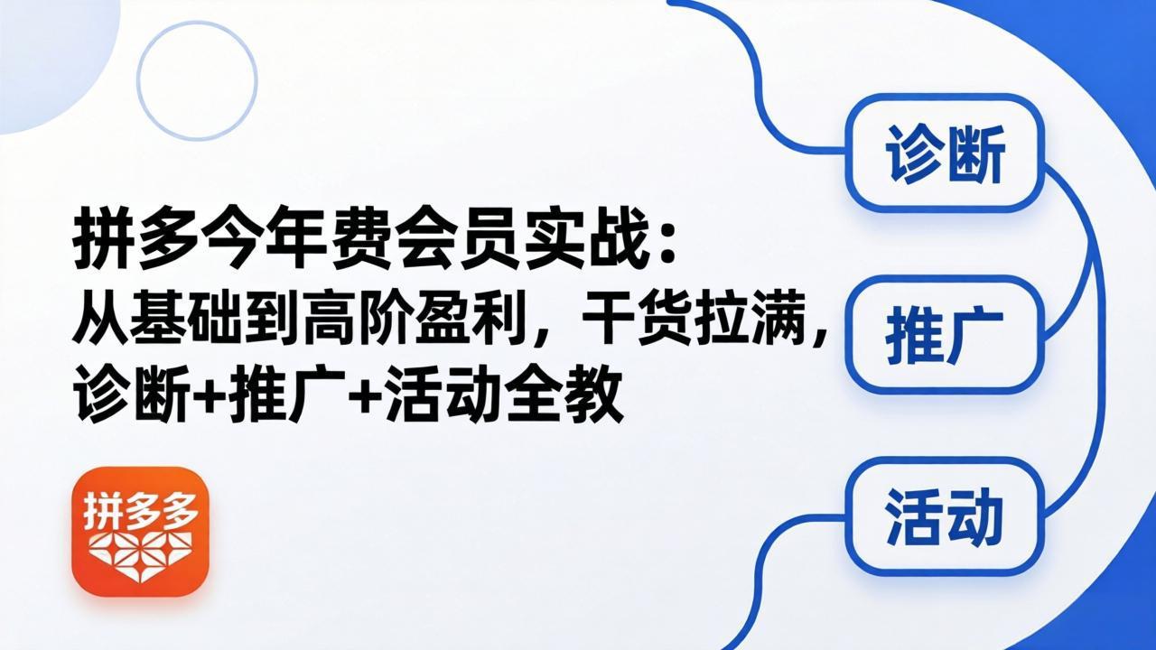 拼多多年费会员实战(更新26年4月20-聊项目