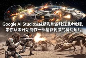 Google AI Studio生成精彩刺激科幻短片教程,带你从零开始制作一部精彩刺激的科幻短片【双语字幕】-聊项目