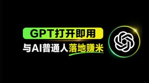 AI工具与变现，AI对于普通人怎么落地与收益-聊项目