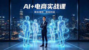 AI+电商实战课,1人+N个AI 智能体,把SOP变AI员工,实现降本增效提高利润-聊项目