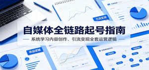 自媒体全链路起号指南：系统学习内容创作、引流变现全套运营逻辑-聊项目