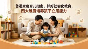付费文章：普通家庭育儿指南，抓好社会化教育，四大维度培养孩子立足能力-聊项目