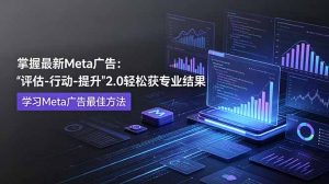 掌握最新的Meta广告，通过“评估-行动-提升”2.0版本轻松获得专业级结果。学习目前学习Meta广告的最佳方法-聊项目