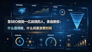 靠SEO做到一亿战绩的人，亲自教你：什么值得做，什么纯属浪费时间【原创双语字幕】-聊项目