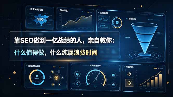 靠SEO做到一亿战绩的人，亲自教你：什么值得做，什么纯属浪费时间【原创双语字幕】-聊项目