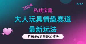 （11541期）私域宝藏：大人玩具情趣赛道合规新玩法，零投入，私域超高流量成单率高-聊项目