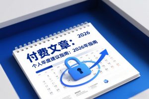 付费文章：个人年度建议指南：2026年指南-聊项目